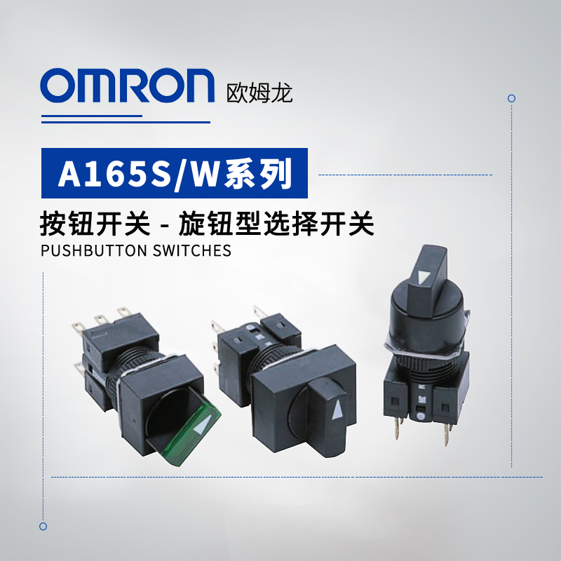 OMRON 欧姆龙 旋钮型选择开关 A165W-T2AY-24D-2