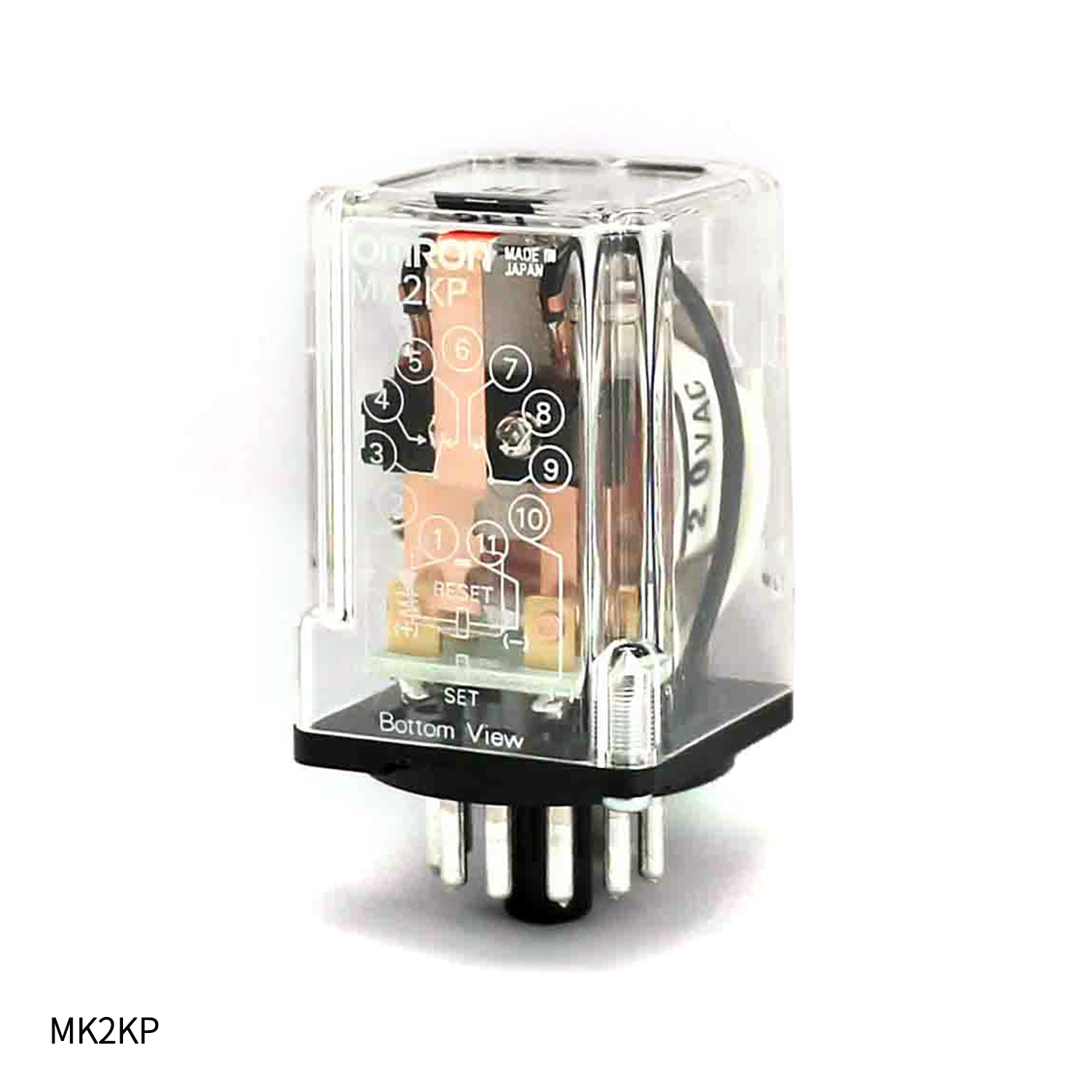 OMRON 欧姆龙 闭锁继电器 MK2KP AC200/(220)