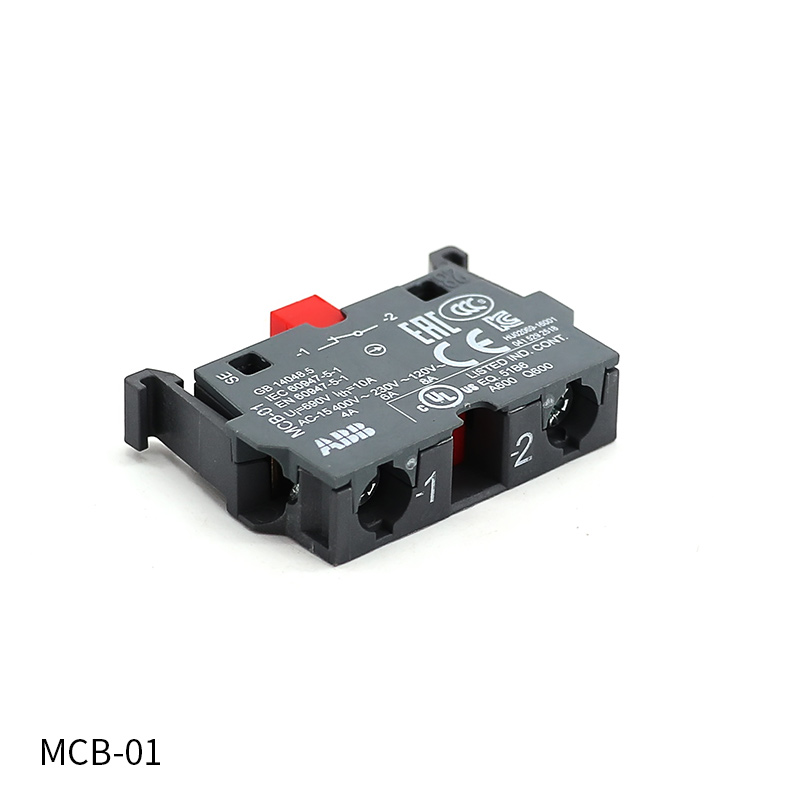 ABB 按钮指示灯 触点 MCB-02B