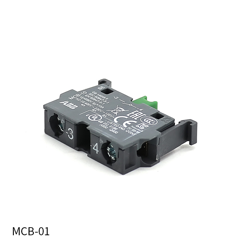 ABB 按钮指示灯 触点 MCB-02B