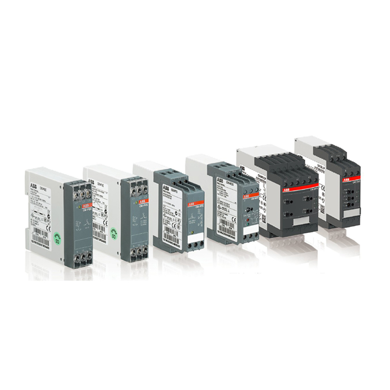 ABB 单相电流电压监视器 CM-ESS.2S, 2c/o, 3-600V, 110-130VAC