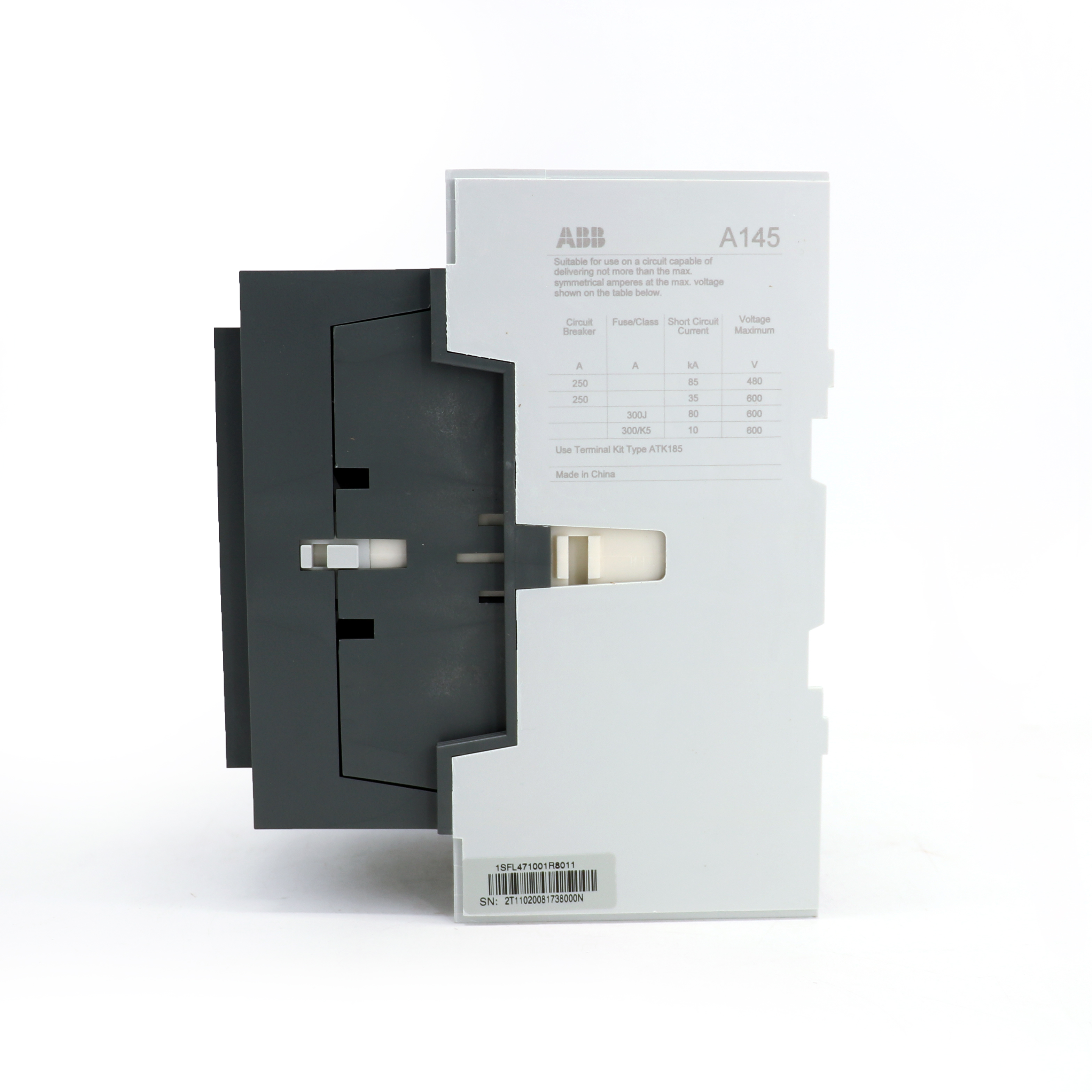 ABB A系列接触器 A145-30-11*400-415V 50Hz/415-440V 60Hz