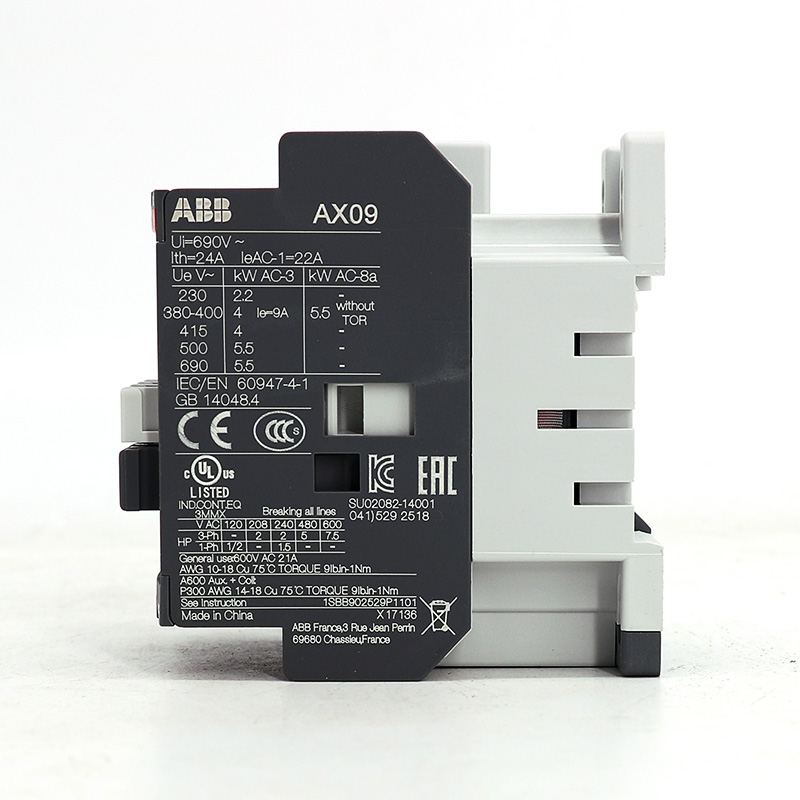 ABB 交流接触器 AX09-30-01-86*400-415V50Hz/415-440V60Hz