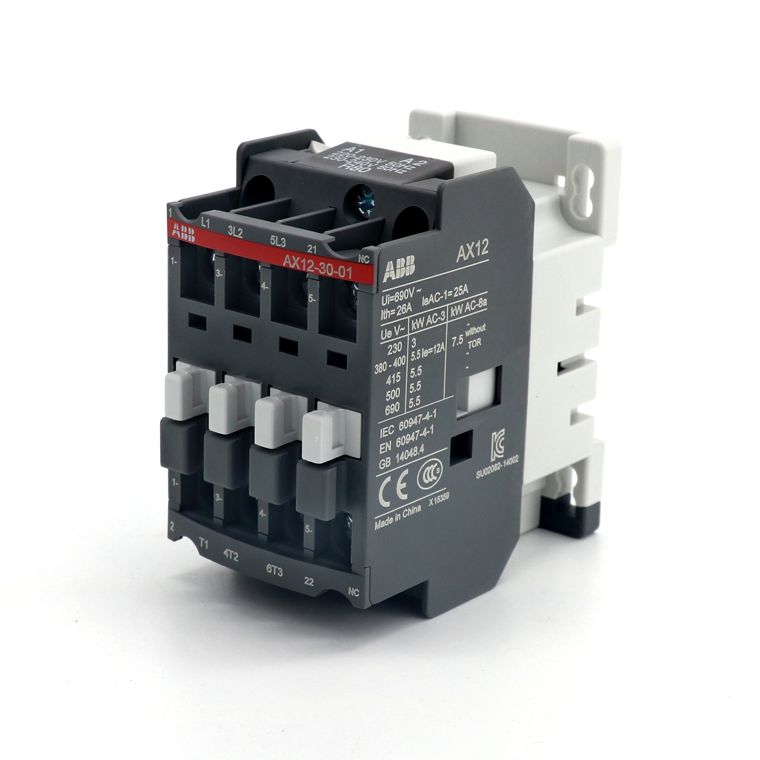ABB 交流接触器 AX12-30-01-88*230-240V50Hz/240-260V60Hz
