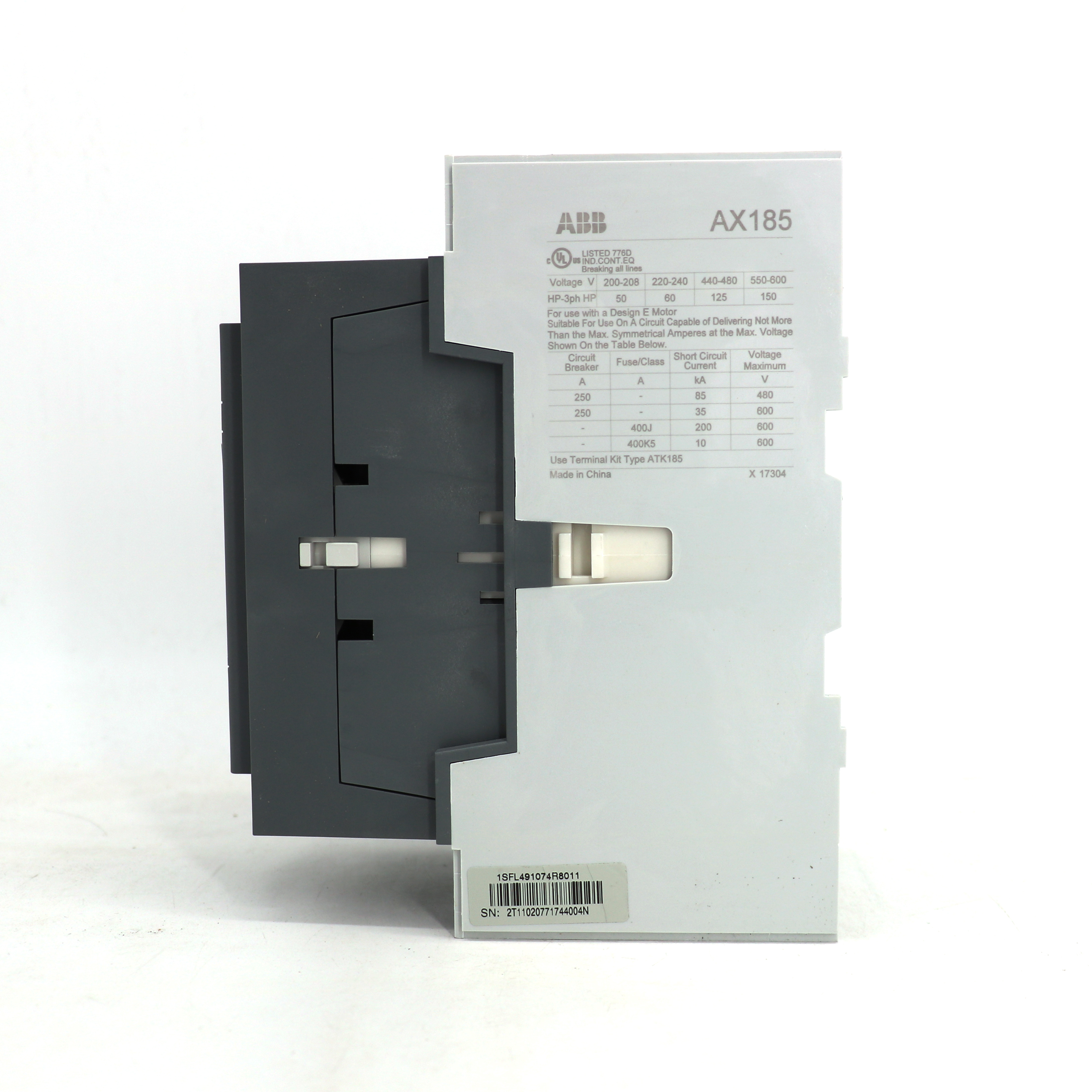 ABB 交流接触器 AX185-30-11-88*230-240V50Hz/240-260V60Hz