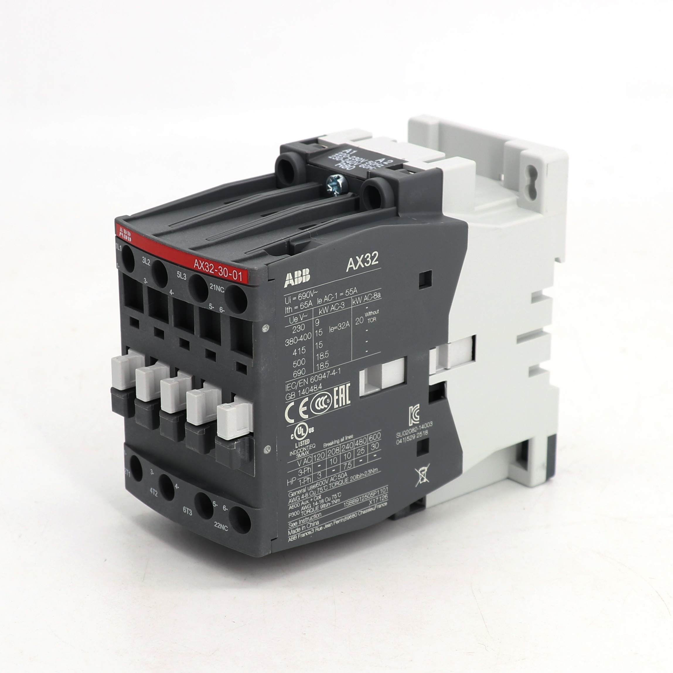 ABB 交流接触器 AX32-30-01-83*48V 50/60Hz