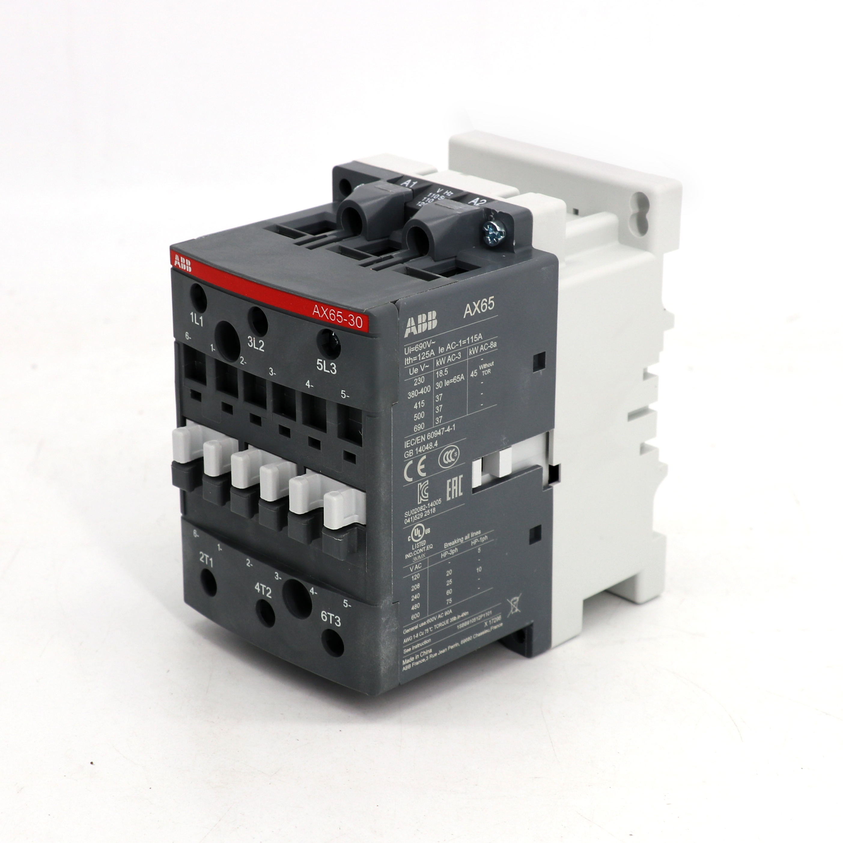 ABB 交流接触器 AX65-30-00-86*400-415V50Hz/415-440V60Hz