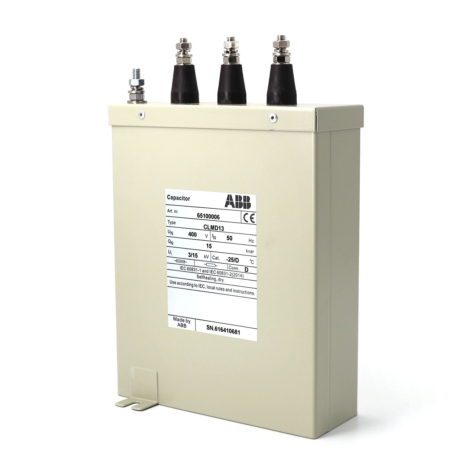 ABB 电容器 CLMD13/15KVAR 400V 50Hz