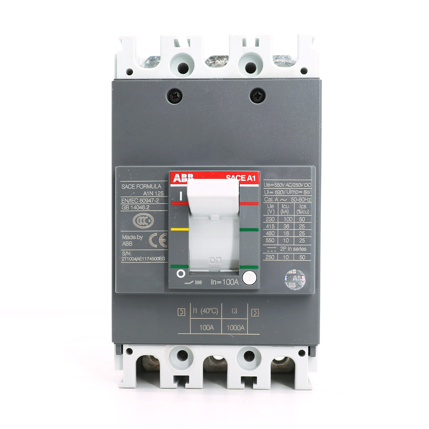 ABB Formula塑壳断路器 A1N125 TMF32/400 FF 3P
