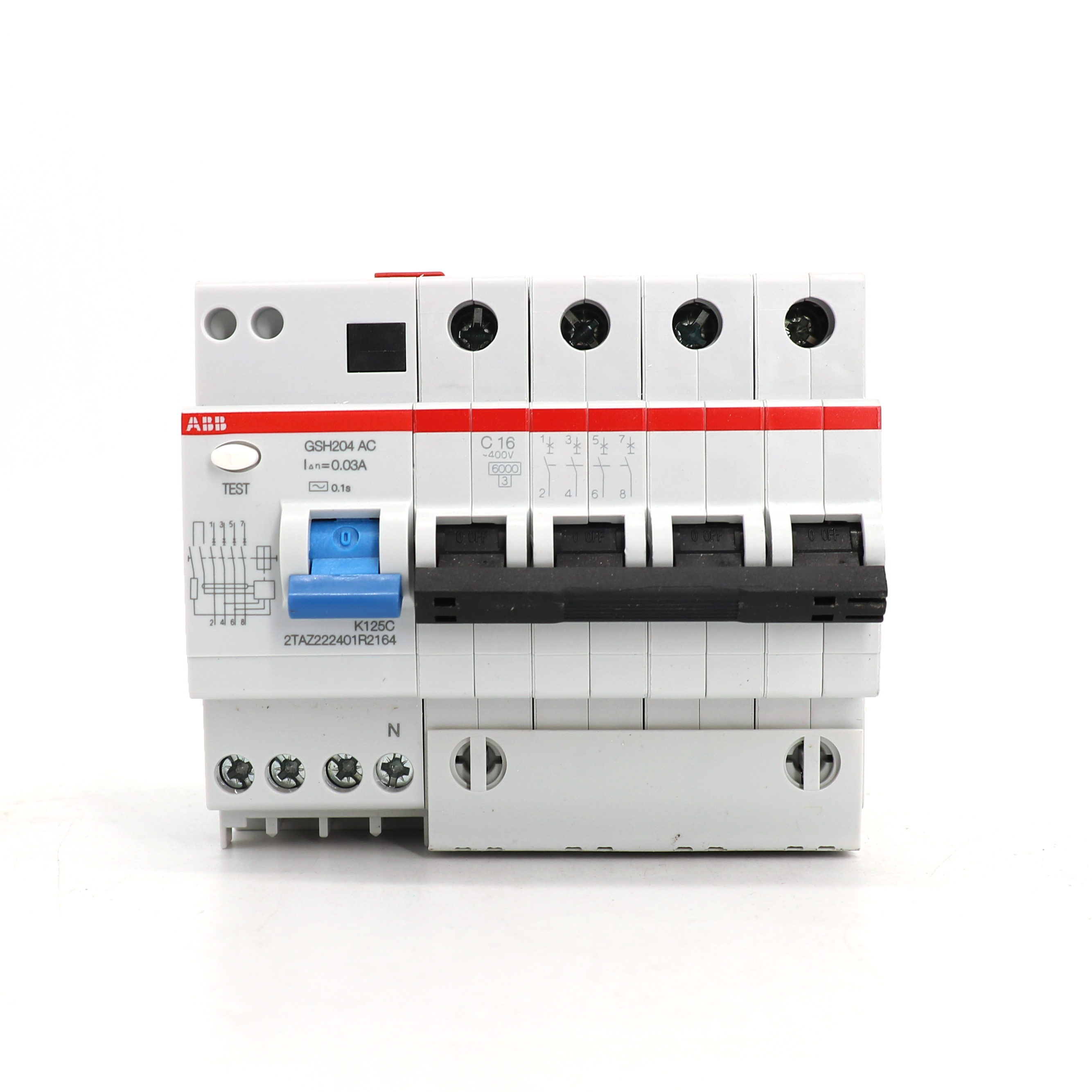 ABB GSH200剩余电流动作断路器GSH203 A-B13/0.03