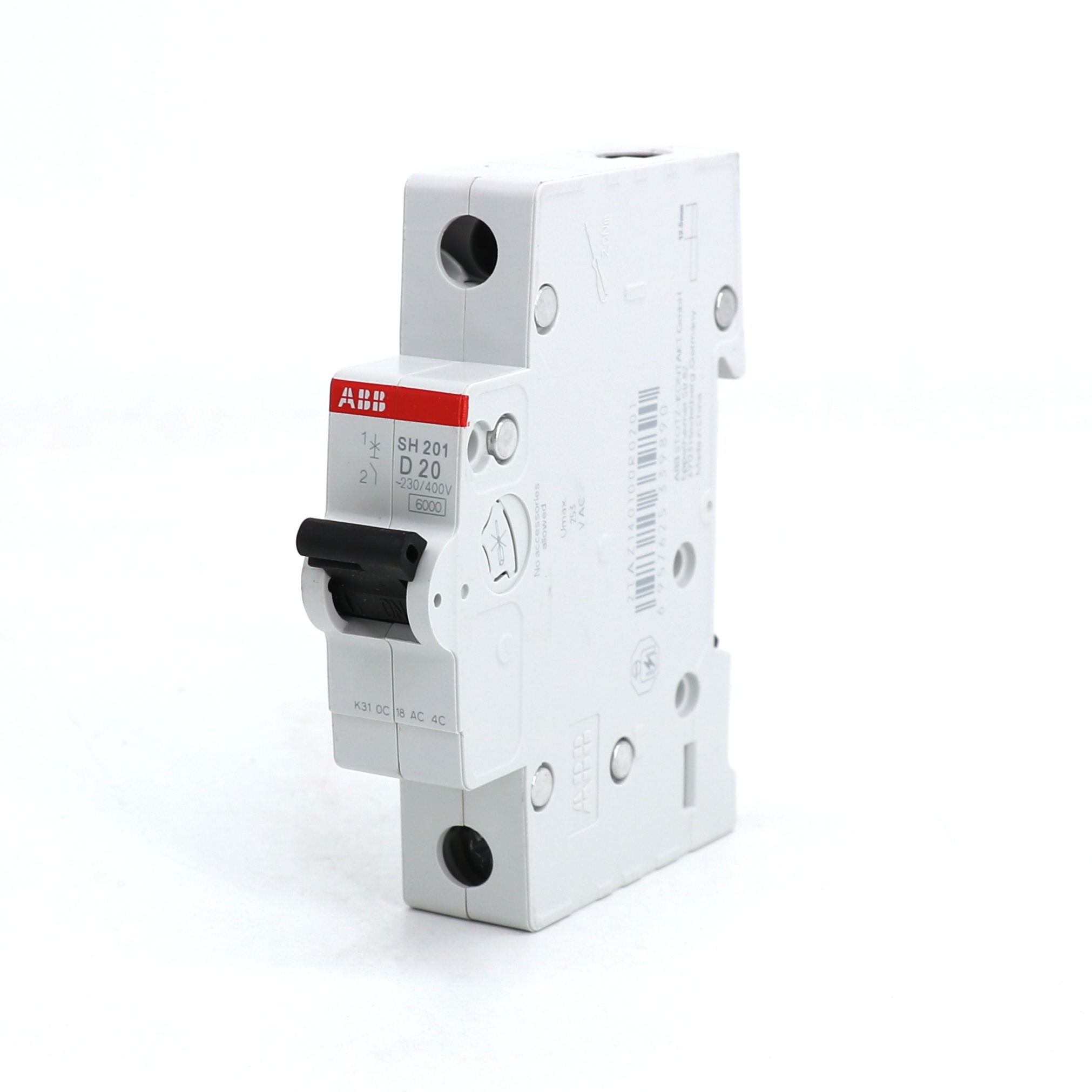 ABB 带过压保护微型断路器 SH201-C20 NA OV