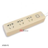 ABB 插排 五位五孔带总控带灯10A AF606-PG
