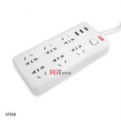 ABB 插排 五位五孔带总控带灯10A AF606