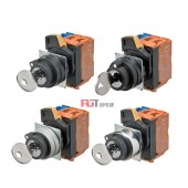 OMRON 欧姆龙 钥匙型旋钮开关 A22NK-3RR-01DA-P120