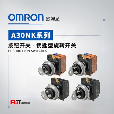 OMRON 欧姆龙 钥匙型旋转开关 A30NK-3MR-01DA-P212